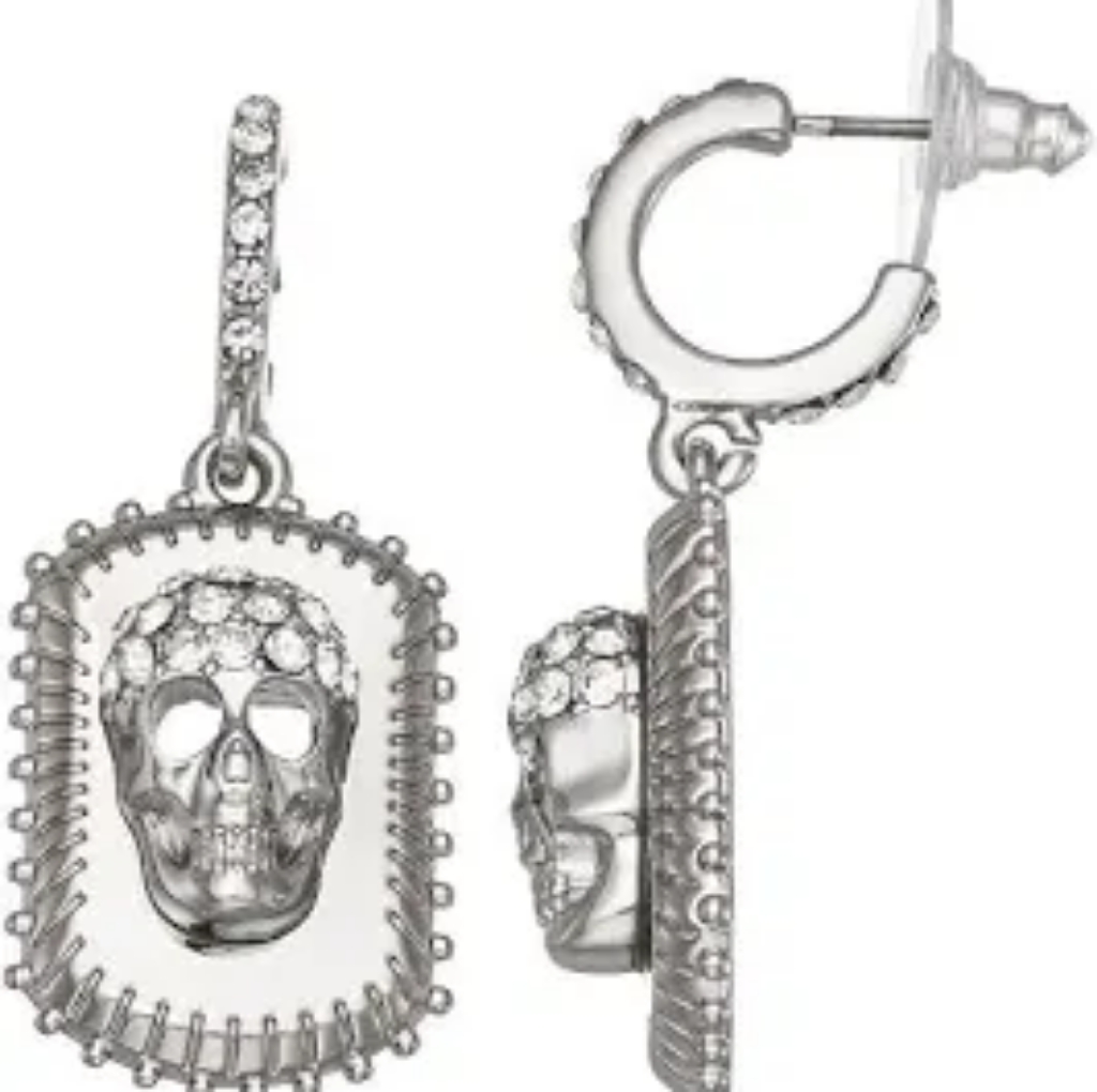 Simply Vera Vera Wang Skull Earrings 12$